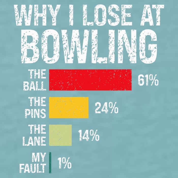 Bowling Bowler Funny Bowling Player Lover Team Pun Sueded Cloud Jersey T-Shirt