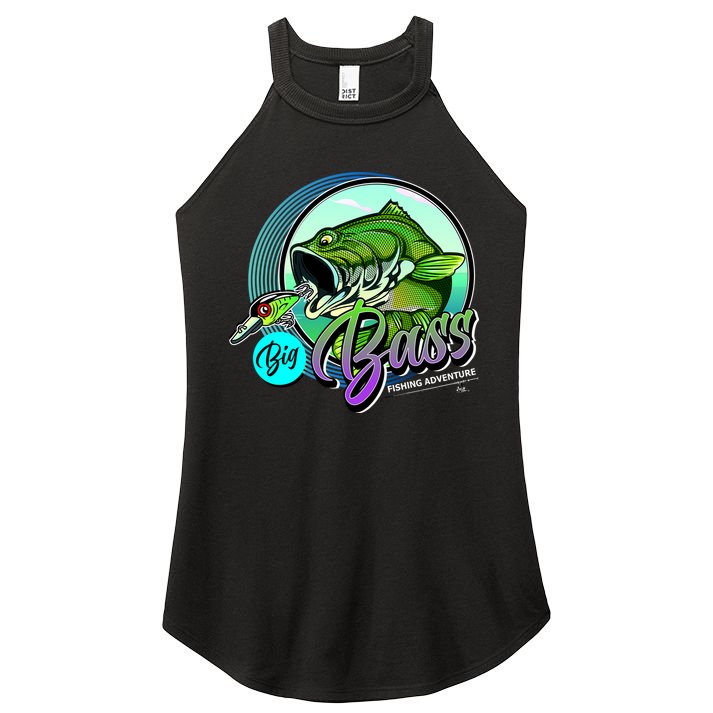 Big Bass Fishing Adventure Women's Perfect Tri Rocker Tank