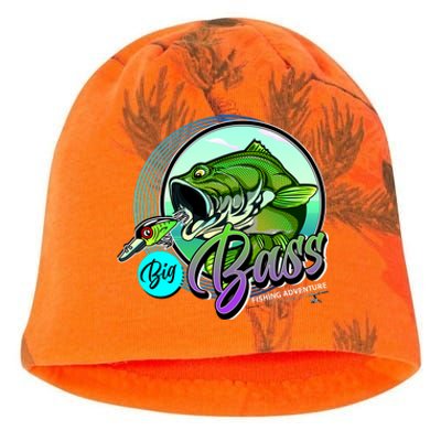 Big Bass Fishing Adventure Kati - Camo Knit Beanie