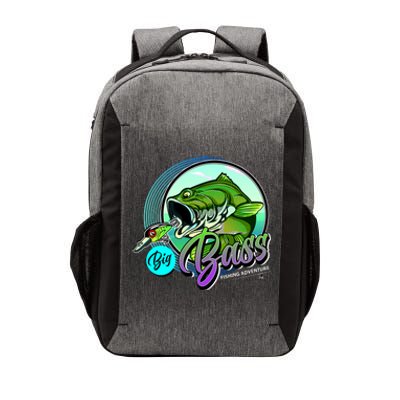 Big Bass Fishing Adventure Vector Backpack