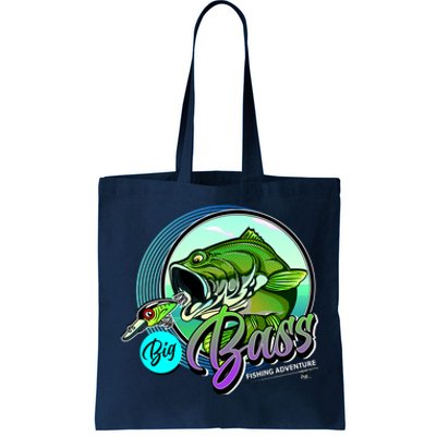 Big Bass Fishing Adventure Tote Bag