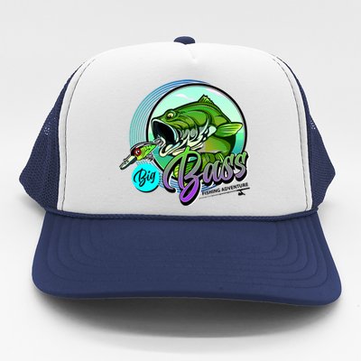 Big Bass Fishing Adventure Trucker Hat