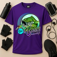 Big Bass Fishing Adventure Cooling Performance Crew T-Shirt