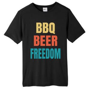 Bbq Beer Freedom Gift Tall Fusion ChromaSoft Performance T-Shirt