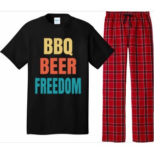 Bbq Beer Freedom Gift Pajama Set