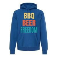 Bbq Beer Freedom Gift Premium Hoodie