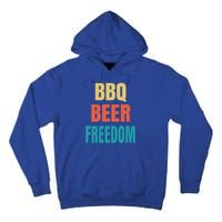 Bbq Beer Freedom Gift Tall Hoodie