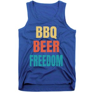 Bbq Beer Freedom Gift Tank Top