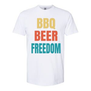 Bbq Beer Freedom Gift Softstyle CVC T-Shirt