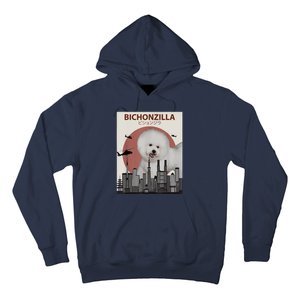 Bichonzilla Bichon Frise Dog Giant Monster Japanese Meme Hoodie