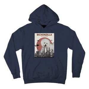 Bichonzilla Bichon Frise Dog Giant Monster Japanese Meme Tall Hoodie