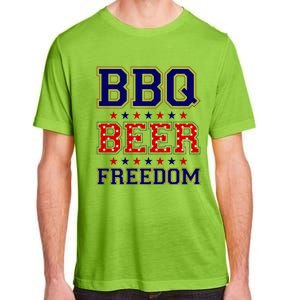 Bbq Beer Freedom Cool Gift Adult ChromaSoft Performance T-Shirt