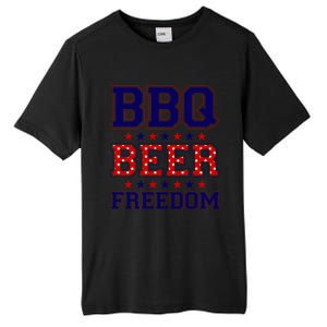 Bbq Beer Freedom Cool Gift Tall Fusion ChromaSoft Performance T-Shirt