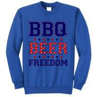 Bbq Beer Freedom Cool Gift Sweatshirt