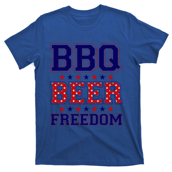 Bbq Beer Freedom Cool Gift T-Shirt