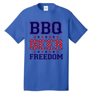 Bbq Beer Freedom Cool Gift Tall T-Shirt