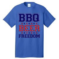 Bbq Beer Freedom Cool Gift Tall T-Shirt