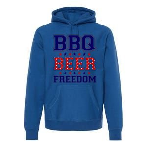 Bbq Beer Freedom Cool Gift Premium Hoodie