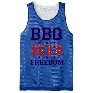 Bbq Beer Freedom Cool Gift Mesh Reversible Basketball Jersey Tank