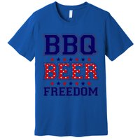 Bbq Beer Freedom Cool Gift Premium T-Shirt