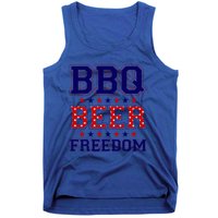 Bbq Beer Freedom Cool Gift Tank Top