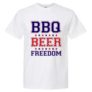 Bbq Beer Freedom Cool Gift Garment-Dyed Heavyweight T-Shirt