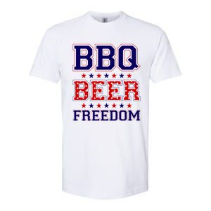 Bbq Beer Freedom Cool Gift Softstyle CVC T-Shirt