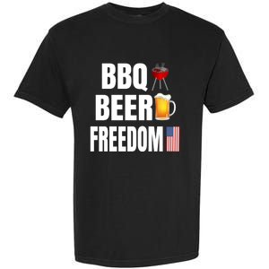 Bbq Beer Freedom Gift Garment-Dyed Heavyweight T-Shirt