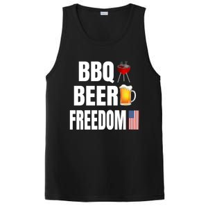 Bbq Beer Freedom Gift PosiCharge Competitor Tank