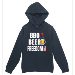 Bbq Beer Freedom Gift Urban Pullover Hoodie