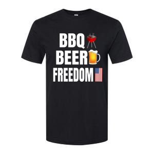 Bbq Beer Freedom Gift Softstyle CVC T-Shirt