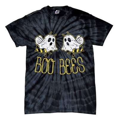 Boo Bees Funny Couples Halloween Costume For Adult Her Women Tie-Dye T-Shirt