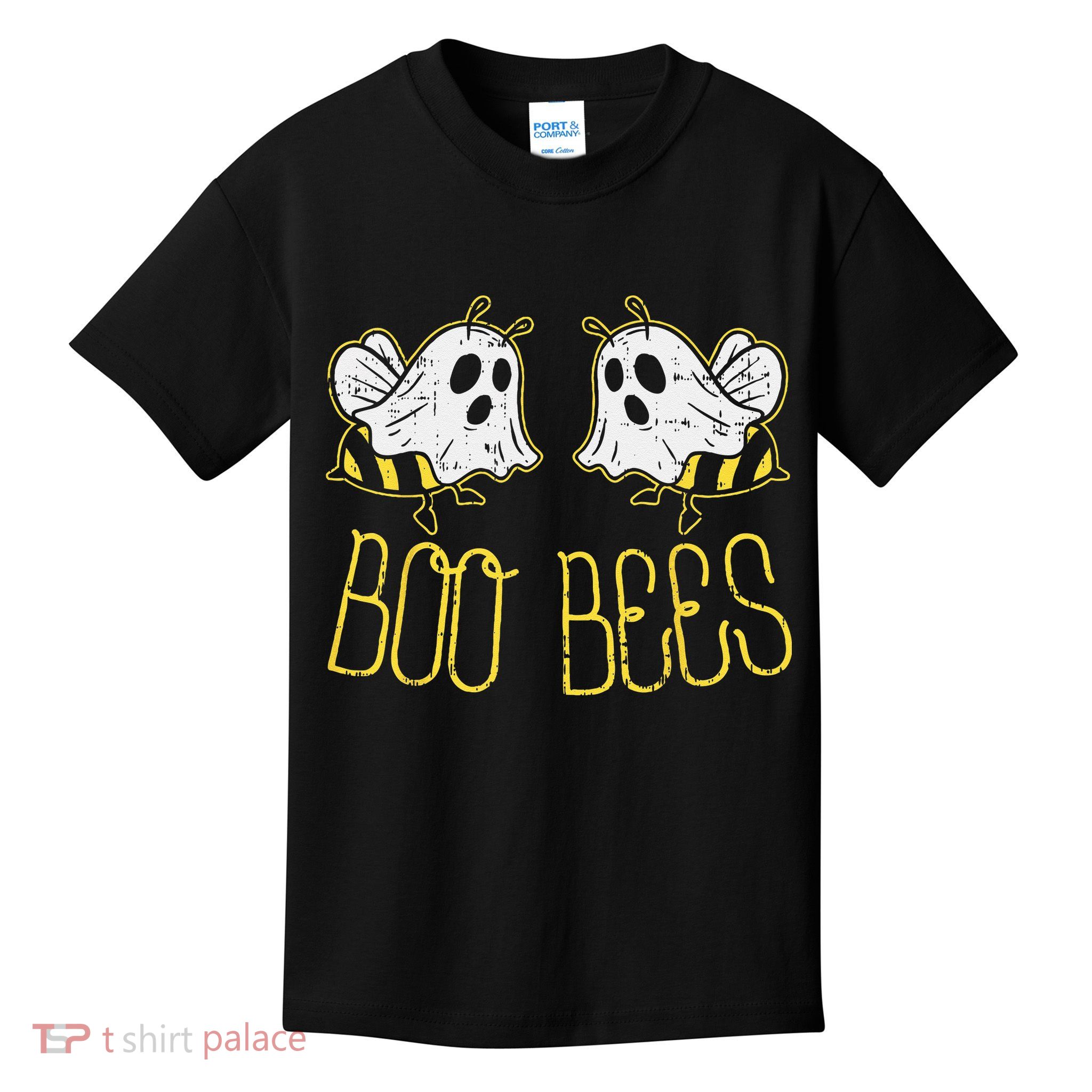 Boo Bees Funny Couples Halloween Costume For Adult Her Women Kids T-Shirt