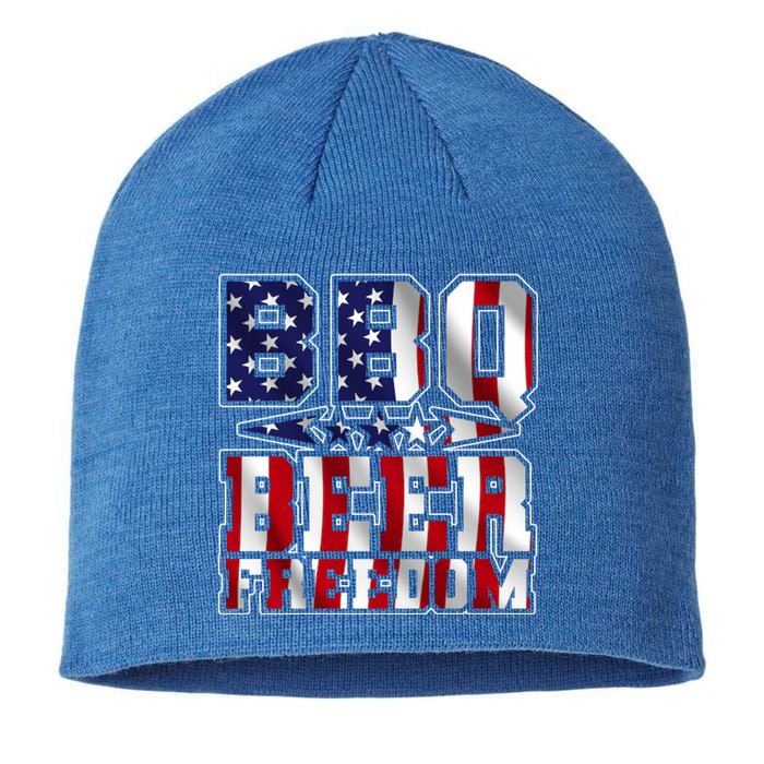 Bbq Beer Freedom Gift Sustainable Beanie