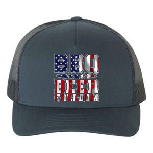 Bbq Beer Freedom Gift Yupoong Adult 5-Panel Trucker Hat