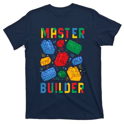 Brick Builder Funny Blocks Master Builder T-Shirt