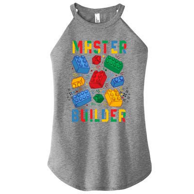 Brick Builder Funny Blocks Master Builder Women's Perfect Tri Rocker Tank