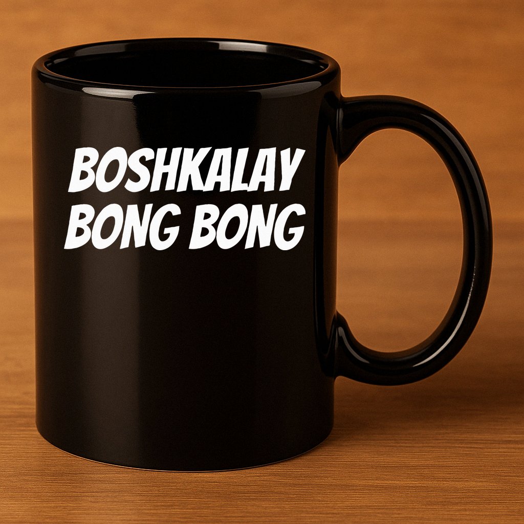 Boshkalay BongBong Funny 11oz C Handle Ceramic Mug
