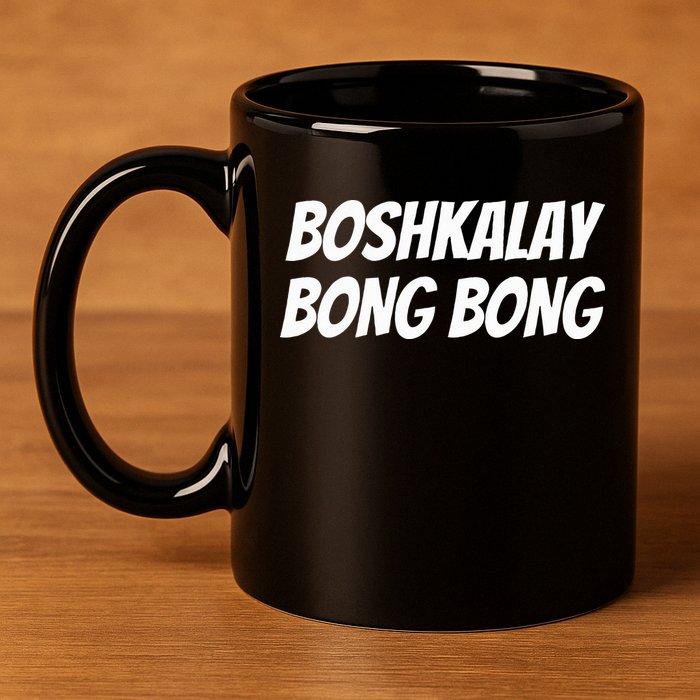 Boshkalay BongBong Funny 11oz C Handle Ceramic Mug