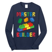 Brick Builder Funny Blocks Building Master Builder Toys Long Sleeve Shirt