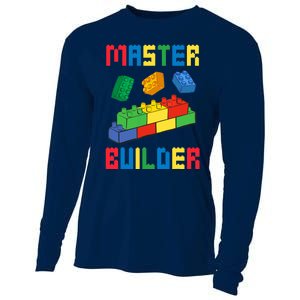 Brick Builder Funny Blocks Building Master Builder Toys Cooling Performance Long Sleeve Crew