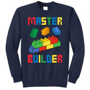 Brick Builder Funny Blocks Building Master Builder Toys Tall Sweatshirt