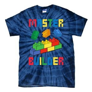 Brick Builder Funny Blocks Building Master Builder Toys Tie-Dye T-Shirt