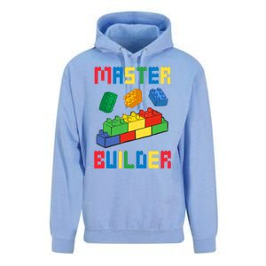 Brick Builder Funny Blocks Building Master Builder Toys Unisex Surf Hoodie