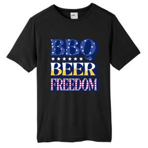 Bbq Beer Freedom Cool Gift Tall Fusion ChromaSoft Performance T-Shirt