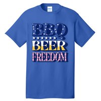 Bbq Beer Freedom Cool Gift Tall T-Shirt