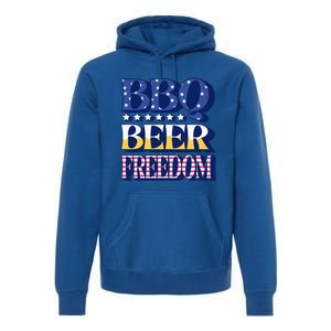 Bbq Beer Freedom Cool Gift Premium Hoodie