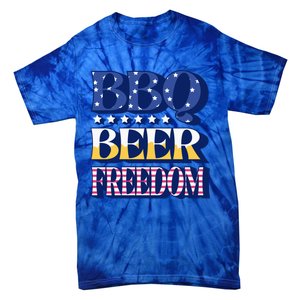 Bbq Beer Freedom Cool Gift Tie-Dye T-Shirt