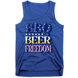 Bbq Beer Freedom Cool Gift Tank Top