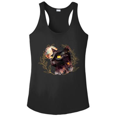 Beautiful Boho Floral Cat Ladies PosiCharge Competitor Racerback Tank